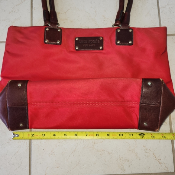 kate spade red tote purse - Picture 5 of 8